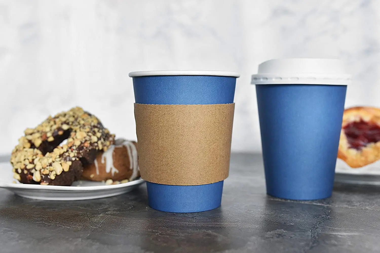 12oz Waxed Disposable Paper Cups For Hot Drinks Coffee Paper Cup Logo