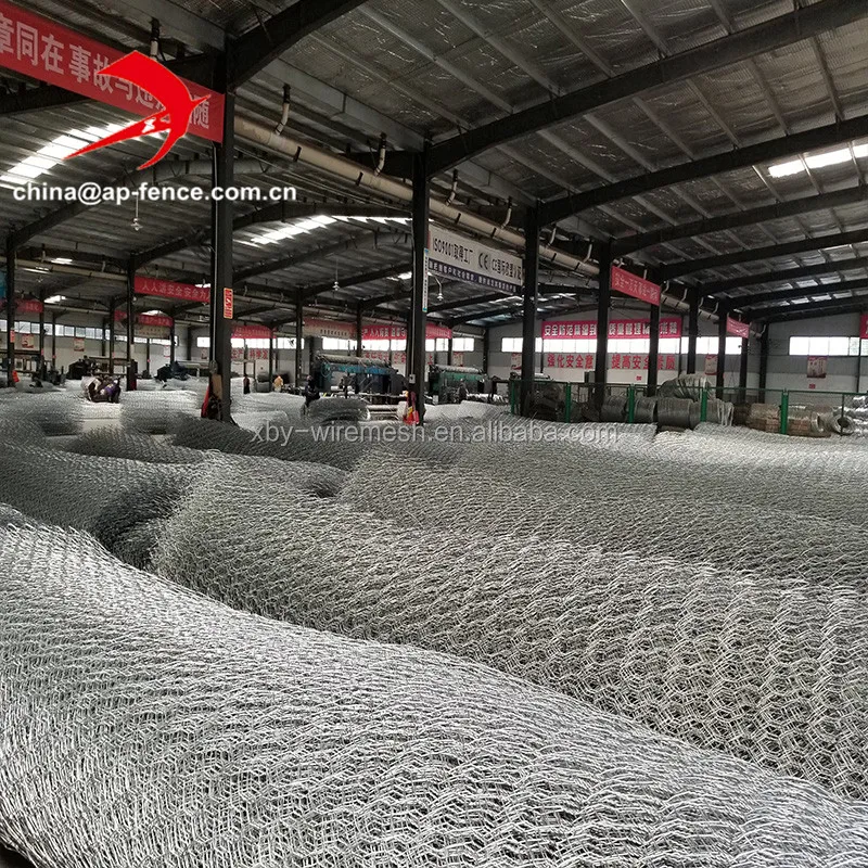 Philippines 1x1x2m Gabion Boxes 3.05mm 2.7mm Mesh Wire River Gabion