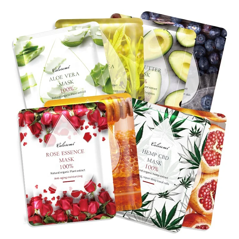 

Calosemi private label organic korean beauty skin care face mask sheet mascarillas faciales coreanas plant fruit facial mask