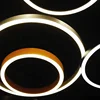 HLINEAR LC4060-2440mm Dimmable LED light round work light led pendant linear light