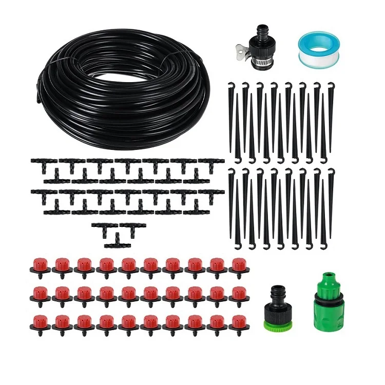 

Factory price plant watering kit automatic drip irrigation kit, Black