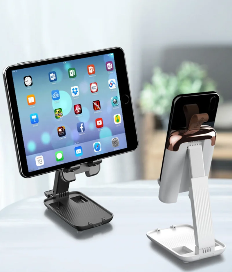 

Universal Adjustable Digital Live Video Desktop Tablet Mount Mobile Phone Stand Holder for Smart Phone