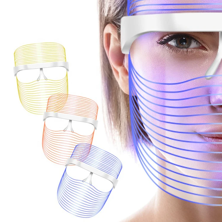 

Wireless Massage Facial Light Therapy Facial Spa 3 Colors Beauty Device Beauty Led Light Therapy Mask