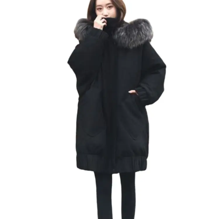 

Factory Price Beautiful Ladies Coat Jacket Mid-length Thick Hooded Jacket Thick Puffer Jacket