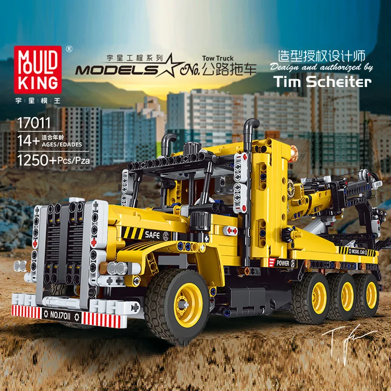 

2023 Newest King Mould 17011 Moc Tow off-road Truck Model Building Blocks Bricks Educational Kids Legoie Toys 1250pcs