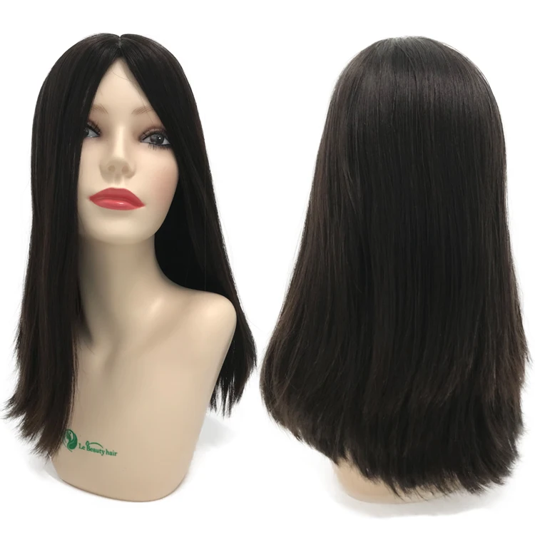

Lebeauty Top Grade 150% Density Natural 2# Color Jewish Wig Kosher Wigs In Stock Virgin Human Full Cuticle Hair
