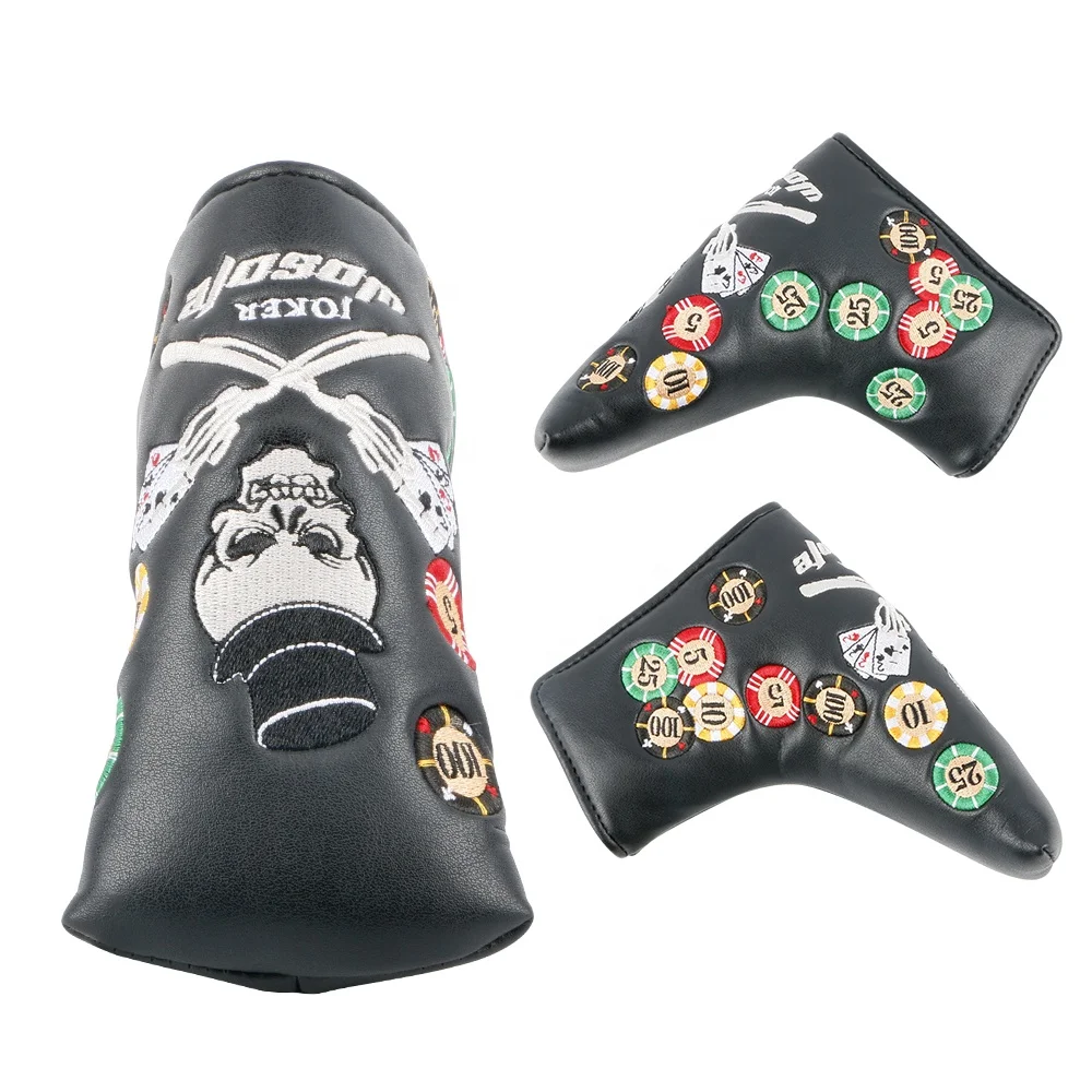 

New Design PU Leather Golf club Cover Magnetic Closure Custom Golf Blade Putter Headcover