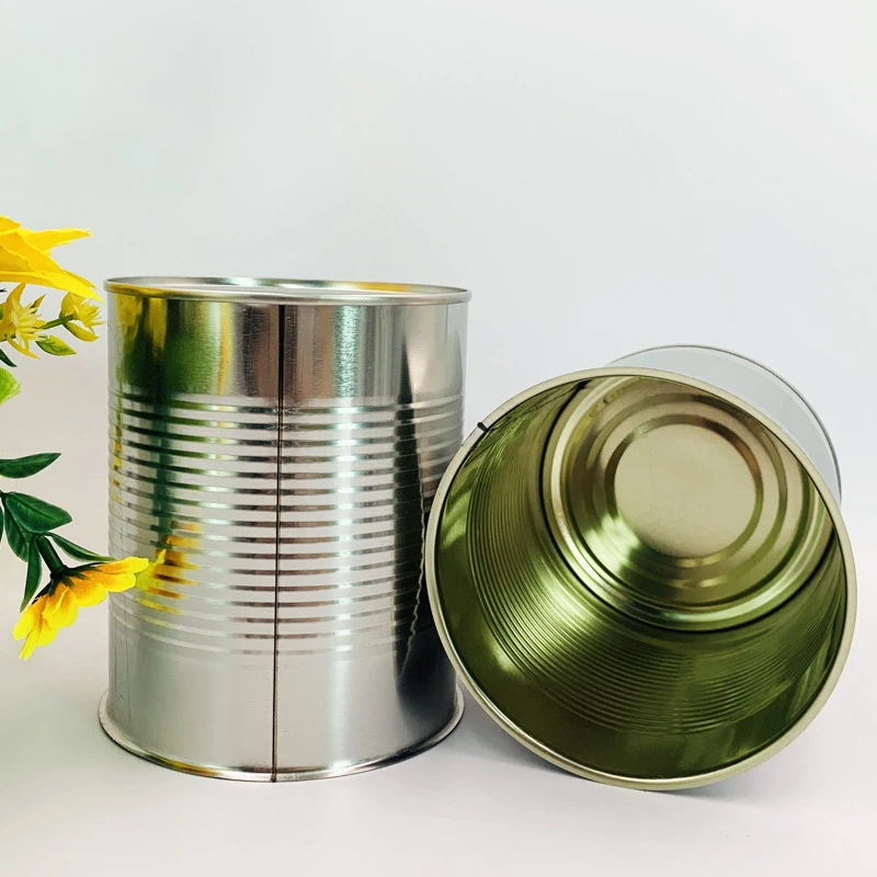 

Exported metal packaging tinplate cylinder metal Tin can tinplate Metal Packaging