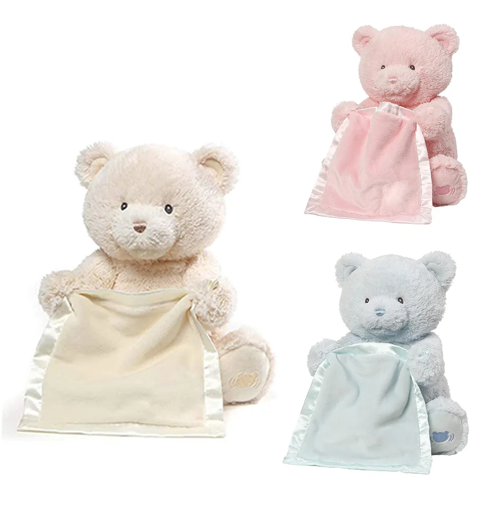 

Kawaii Hot models electric puzzle peekaboo bears talking open mouth teddy bear plush