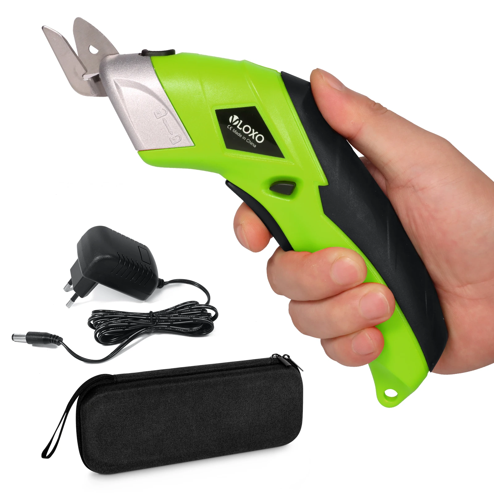 PVC Banner Fabric Textile Cordless Electric Scissors