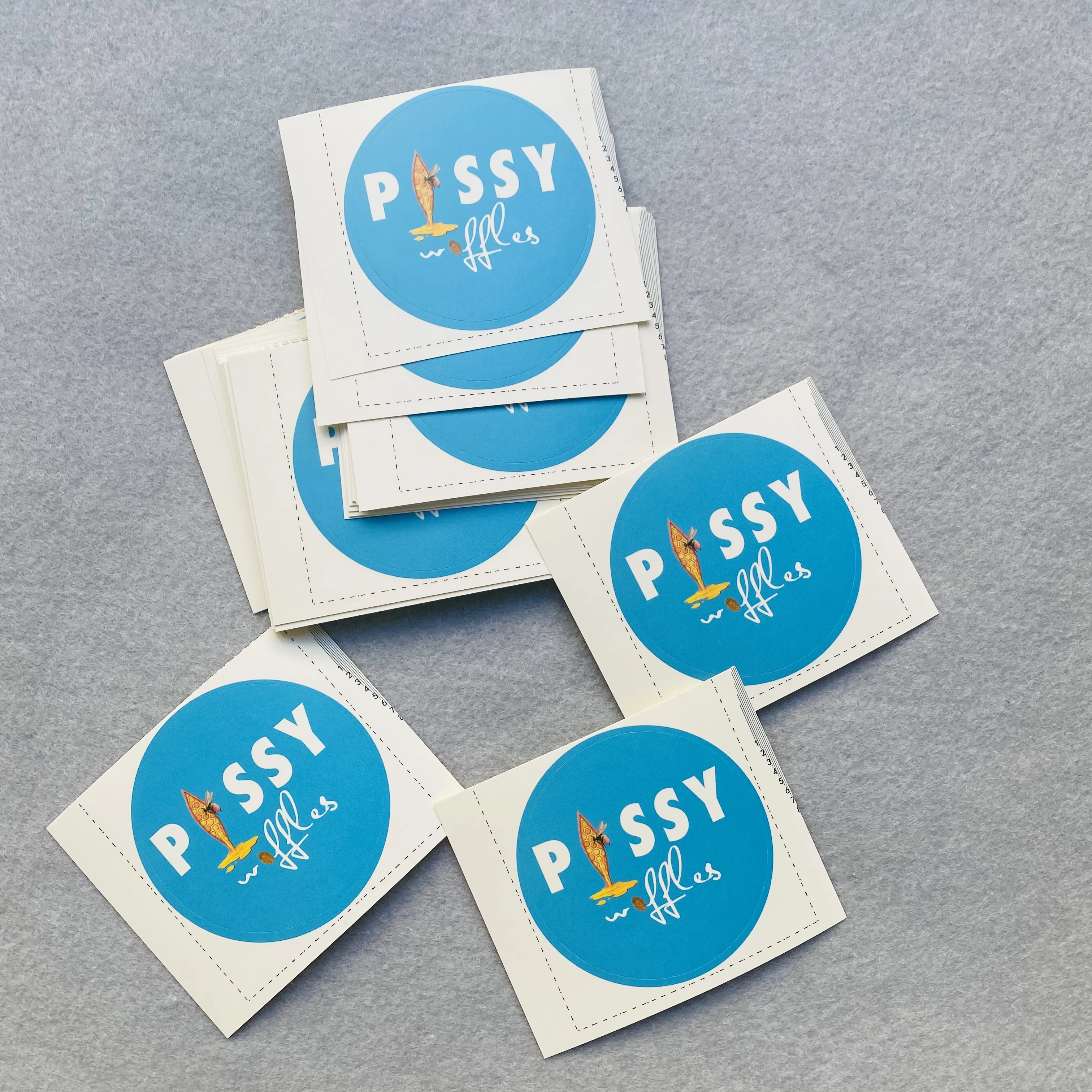 

Adhesive Sticker Label Logo Printing Custom