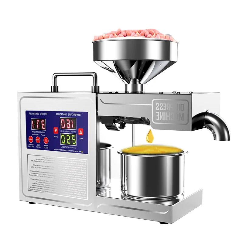 

Peanut Mini Oil Press Machine Cooking Oil Making Machine Seeds Copra Oil Press Machine Cold Press Coconut Soybepc Provided 8kg