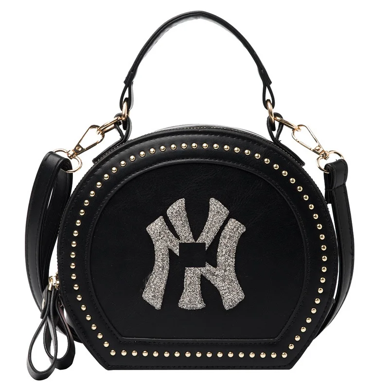 

Wholesales Luxury Rhinestones Ny Purse High Quality PU Hangbag