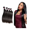 natural black Human peruvian hair bulk silky straight bundles