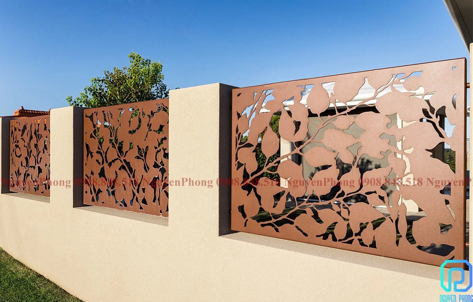 Modern Designs Applied For Iron Fence Panel Decorating With Best Price