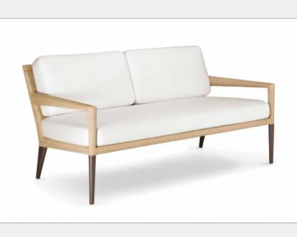 
Outdoor furniture Plastic rattan woven sofas and sunlounger sunbed series with cushion 