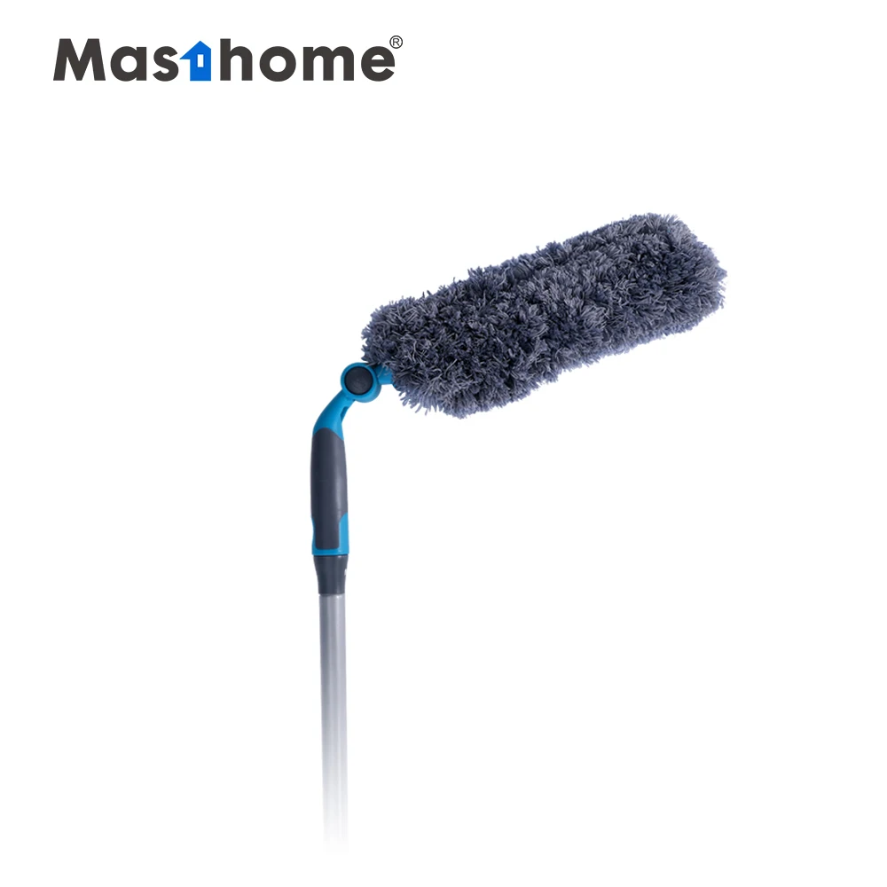 

Masthome High Quality Detachable long pole feather flat microfiber clean magic table duster