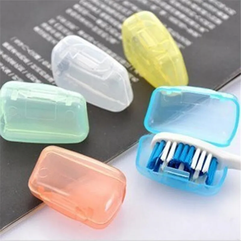 

5pcs/set Portable Travel Toothbrush Head Toothbrush Case Protective Caps Health Germproof Toothbrushes Protector H360