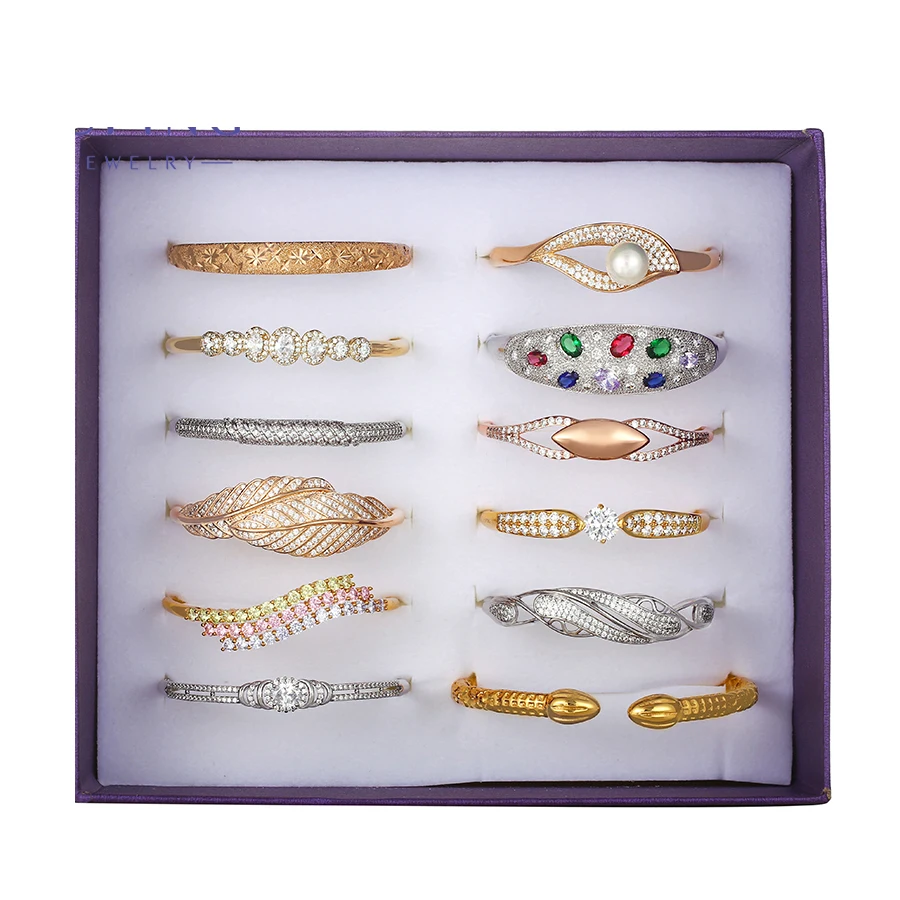 

589 xuping Summer 2021 fashionable sparkling mixed color ladies bracelet bracelet