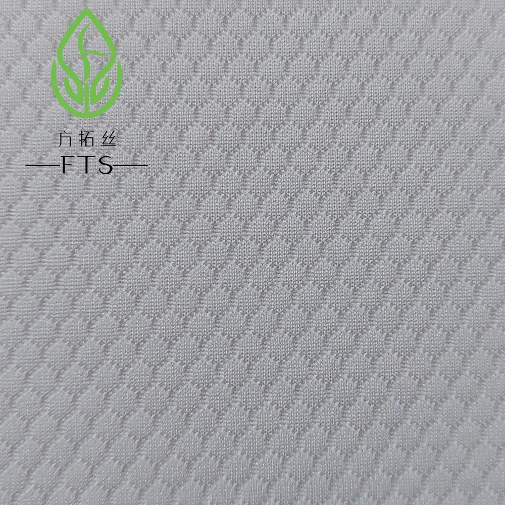 100% Polyester  Honeycomb Knitted Fabric for Sportswear T-shirt and Football Jersey