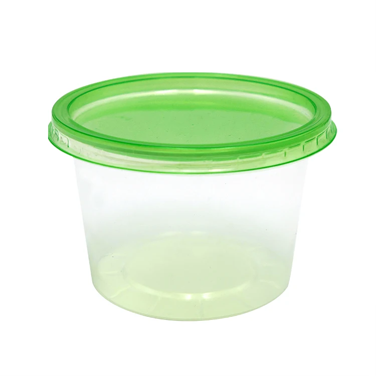 

500ml Wholesale HIgh Quality clear plastic food cookies biscuit candy storage container