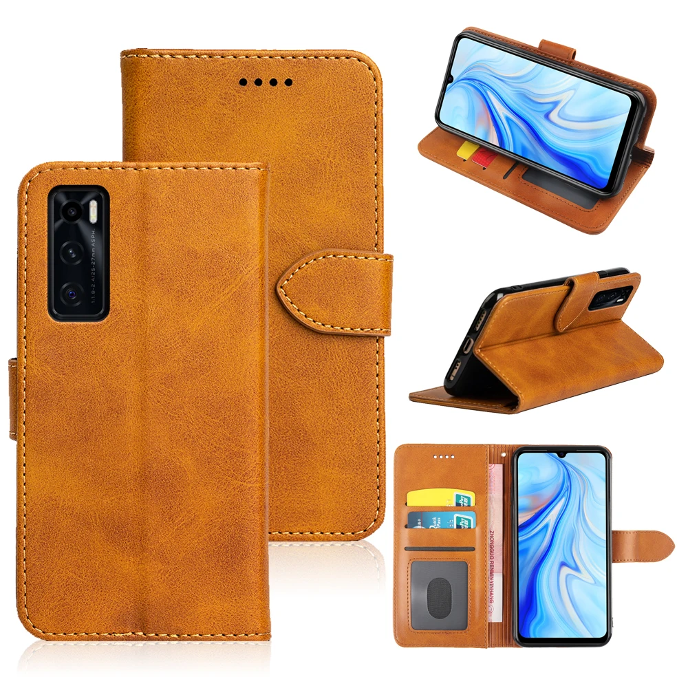 

Cover For VIVO V20 SE Y21 Y33S Y21S Case Wallet Stand Smart Phone, Anti-fall Phone Case for UNIDIGI, 6 colors