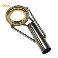 

Stainless Steel Frame Golden Color Ceramic Ring Fishing Rod Tip Guide Top Ceramic Rings Fishing Rod Guides Ring