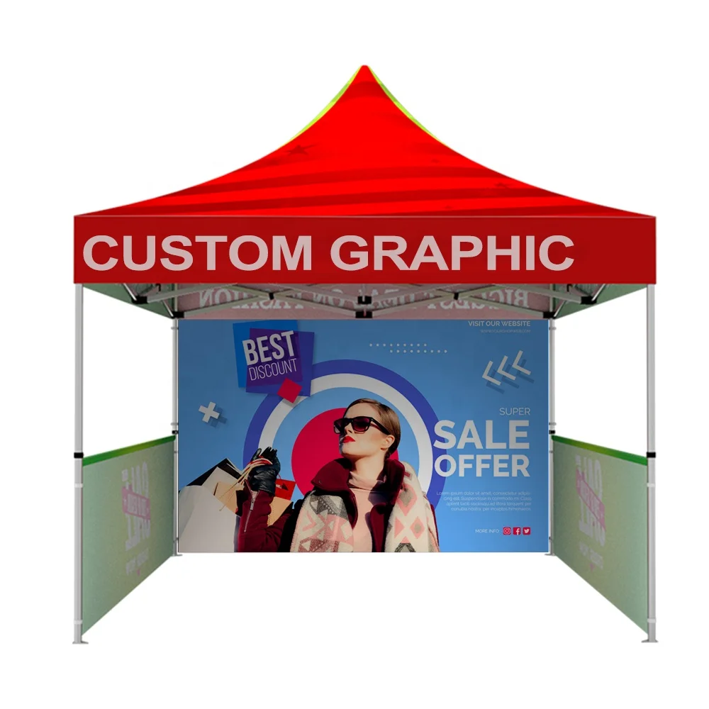 

GEEWAY Wholesale Outdoor 10x10 Pop Up Trade Show Canopy Tent For Sale, Custmized