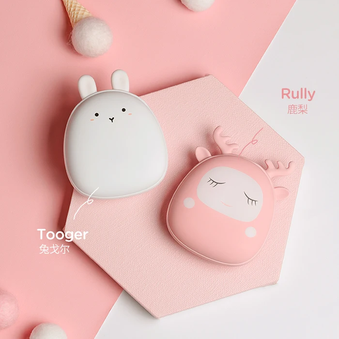 

Wholesale 4000mah Handwarmer Power Bank USB Rechargeable mobile portable cute pocket