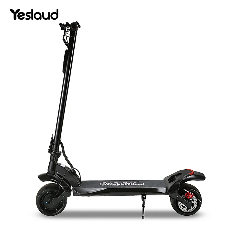 

New design street legal electric scooter sale door to door wide wheel 13 ah 500 watts widewheel scooter