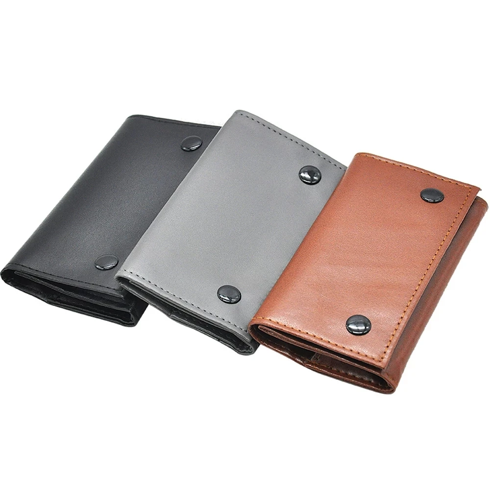 

Factory Wholesale Pu Tobacco Bag With Zipper Wallet Bag Portable Tobacco Storage Bag, Red/black/light brown/brown