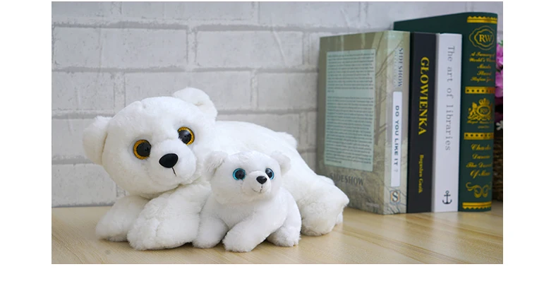 Parent-child Polar Bear Stuffed Toy