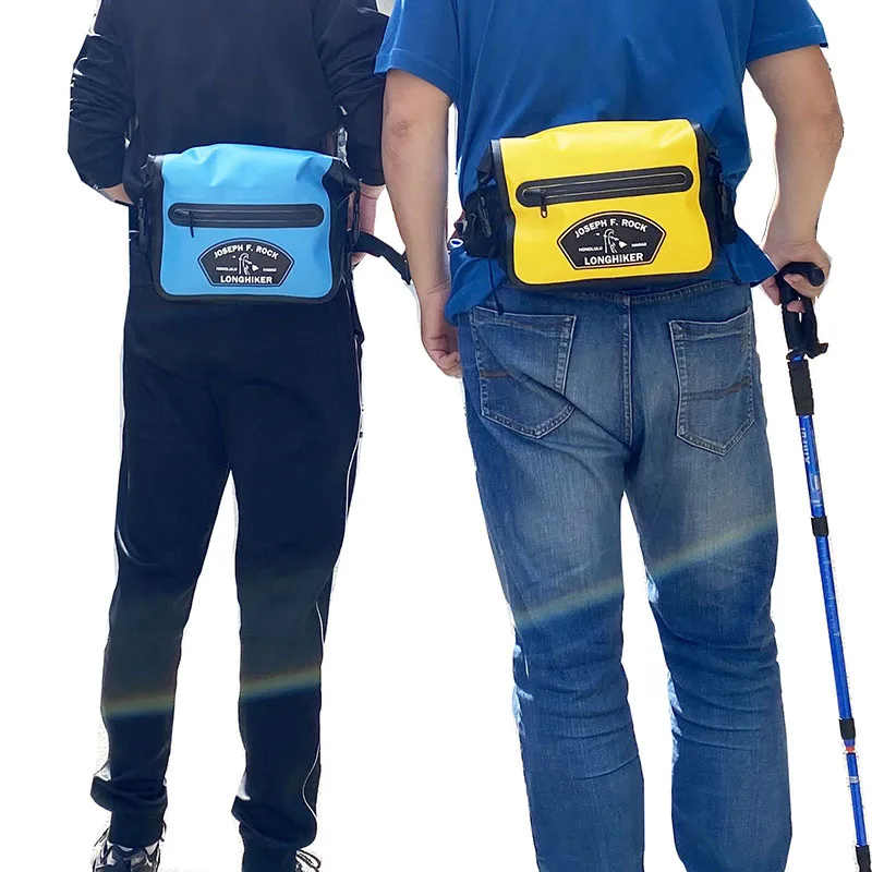 

Waterproof bicycle waist belt bag dry bags belt bag transparent