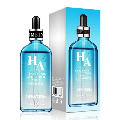 

In Stock Skin Care High Quality 100ML Hyaluronic acid Serum Facial Serum For Face 24k gold