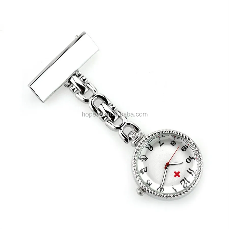 

WAH632 Modern Concise Style Hanging Paramedic Doctor Pocket Watch Nurses Watches Silvery