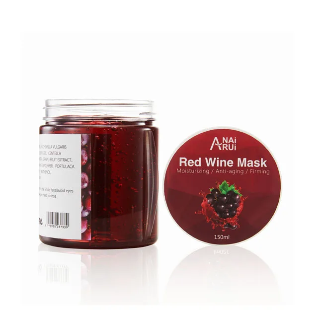 

Mascarilla Hidratante Private Label HOT Sale Facial Red Win Gel Mask Jelly Mask Brighten Skin Care Face Mask, Blue