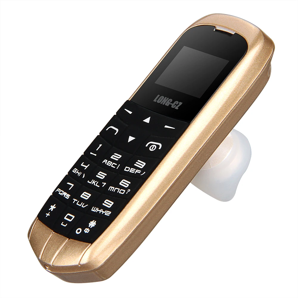 

New Arrival Wholesale Mini Mobile Phone J8 0.66 inch portable model smallest phone wireless earph BT dialer