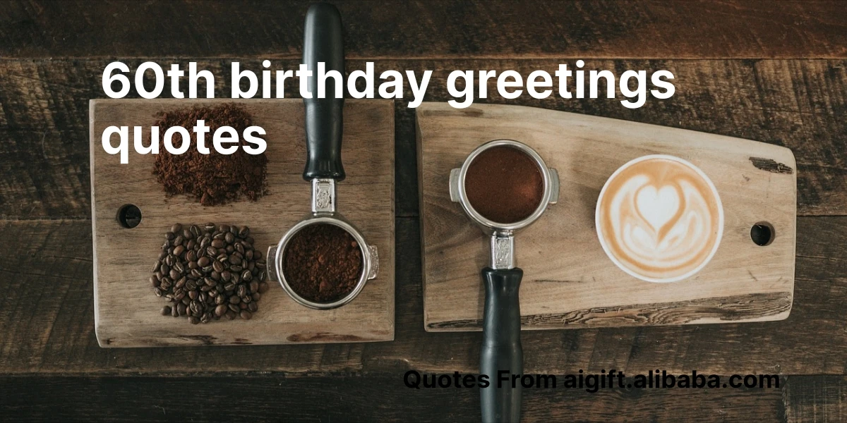 60th birthday greetings quotes