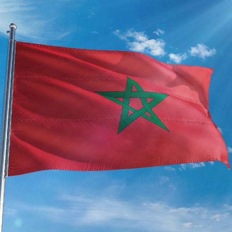 

Wholesale Morocco Flag 90x150cm 3x5ft 100% Polyester Morocco Flag National Country Flag
