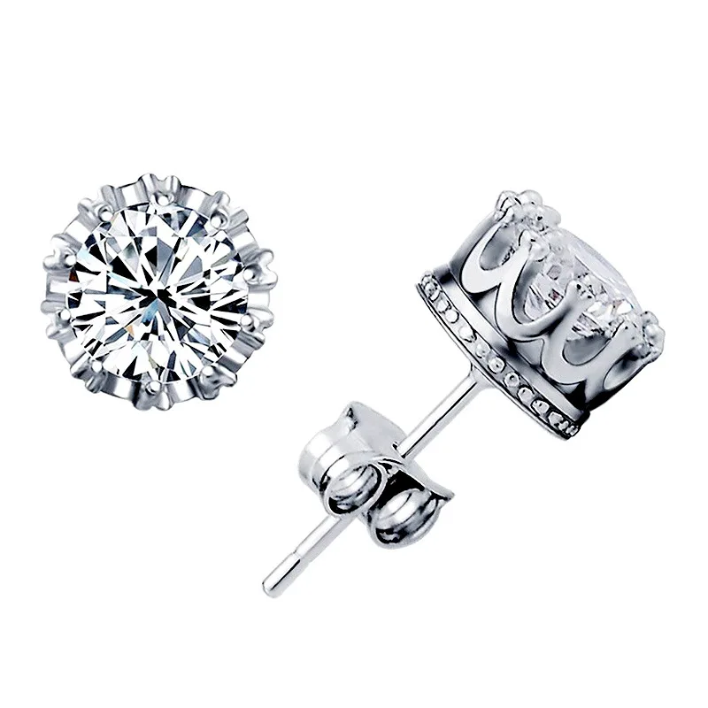 

Online Wholesaler Handmade Party 5925 Italy Silver Jewelry Crown Earring