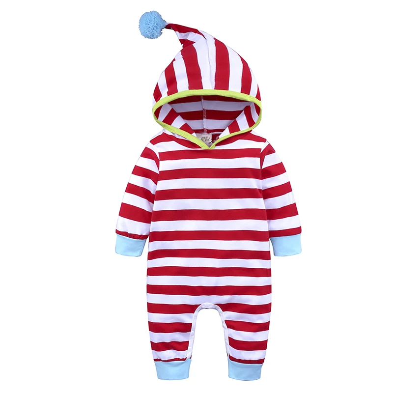 

Competitive Price Oem Long Sleeve Organic Cotton Fall Baby Boy Romper Jumpsuit With Hat, Red custom baby romper