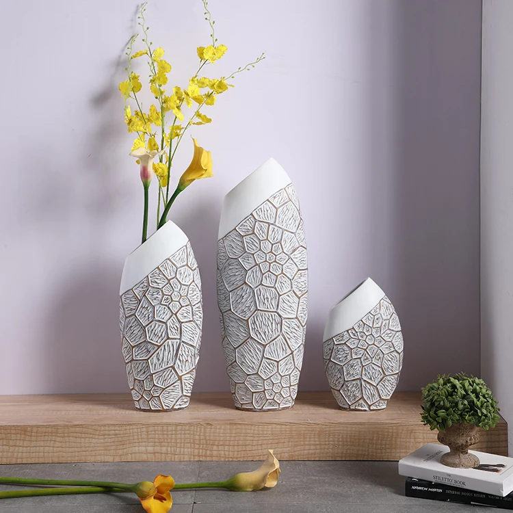 Hot sale polyresin vase custom hotel decorative flower vase large for wedding.jpg