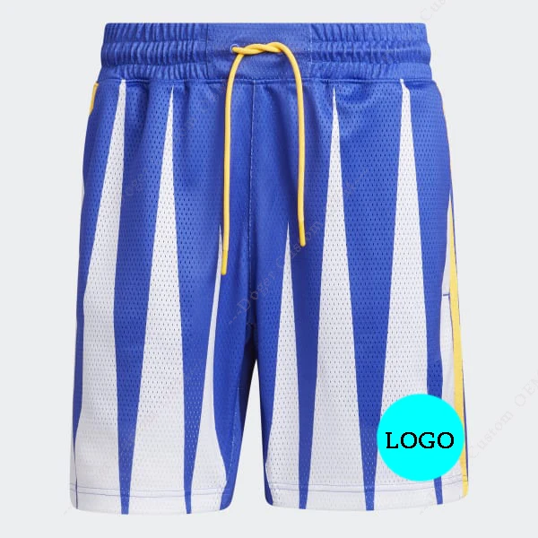 

Custom Summer Casual Sweat 100% Polyester EE Basic Embroidery Logo Hoops Eric Essentials Men Jogging Mesh Basketball Nets Shorts, Blue, yellow, red, navy, customized color