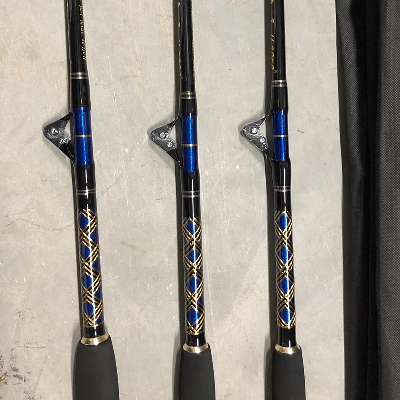 Heavy Duty Tuna Rods Professional 6' Boat Rod Fishing 2.1m130 Lbs