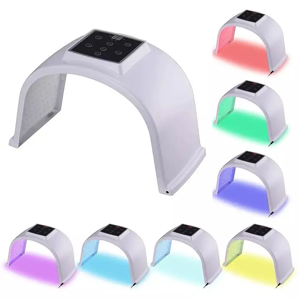 

NEW 7 Color LED PDT Therapy Omega Light Facial Beauty Machine Acne scar Removal Mask