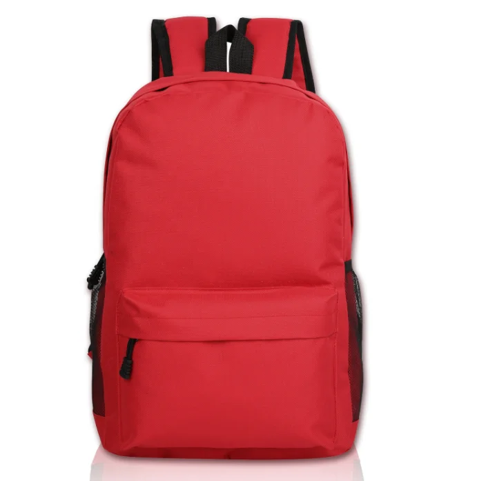 

Large capacity multi functional backpack outdoor Red Teenager Book Bag polyester backpack bag