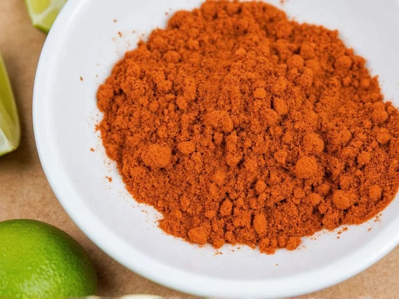 Chili powder lime zest salt for homemade tajin recipe