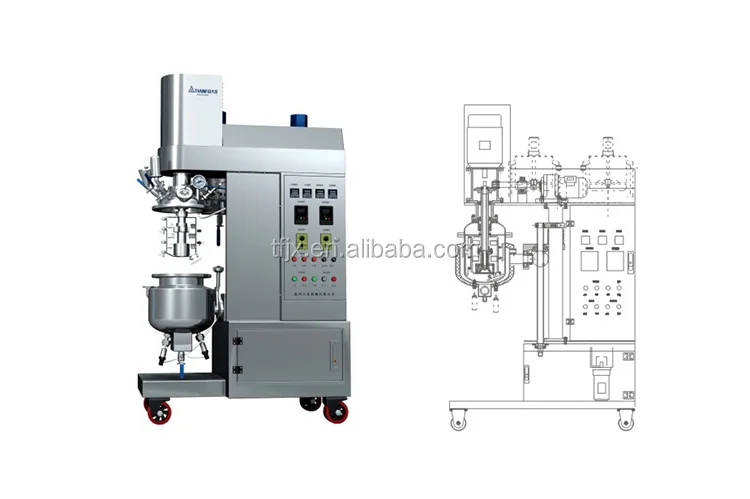 
Tianfu TFZRJ-10L Ointment or facial cream laboratory Emulsifying Mixer 