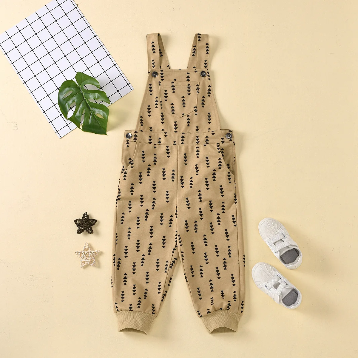 

High Quality Fashion Children Packet Suspender Trousers Kids Loose Overalls One-pieces Pants