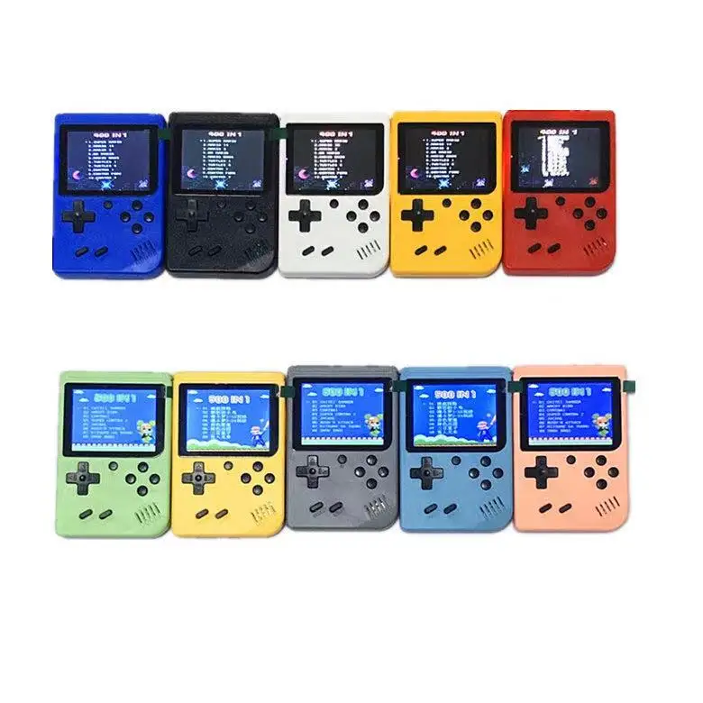 

hot sell Retro Portable Mini Handheld Video Game Console 8-Bit 3.0 Inch Color LCD Kids Color Game Player Built-in 400 games, Colorful